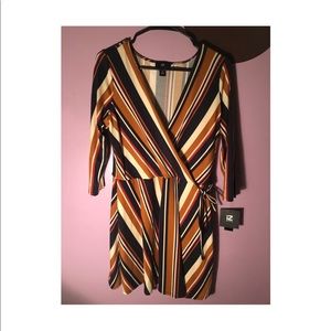IZ Long sleeve Stripped dress